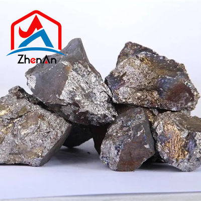 كتلة معدنية فضية من سبائك التيتانيوم بنسبة 65-75%، 10-50 ملم، حديد تيتانيوم فيرو