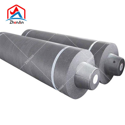 UHP 300/450/600mm الطاقة العادية Eaf الكربون لحام قوس الفرن كتلة الجرافيت الصلب الصفيحة عصا الكترود