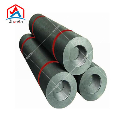 UHP 300/450/600mm الطاقة العادية Eaf الكربون لحام قوس الفرن كتلة الجرافيت الصلب الصفيحة عصا الكترود