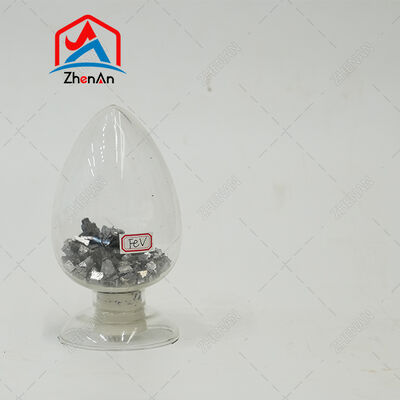 كتل رمادية فضية من حديد الفاناديوم FeV80 تحتوي على 80% من الفاناديوم لإزالة الأكسدة بكفاءة في مصانع السبائك الحديدية