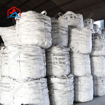 معدن السيليكون عالي النقاء مع التحكم في أحجام الجسيمات وتماسك الدفعات لصناعة الصلب والإلكترونيات