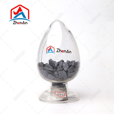 السيليكون الحديدي FeSi 65/75 سبيكة السيليكون الحديدي مع 65 ٪ 75 ٪ محتوى السيليكون وحجم الجسيمات 10 ٪ 220 ملم لصناعة الصلب الصناعي