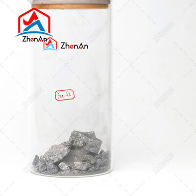 سبائك الفيروسيليكون الصناعية 75 (FeSi 75) مع 75% سيليكون لإزالة الأكسدة في صناعة الصلب بأحجام 10-220 مم