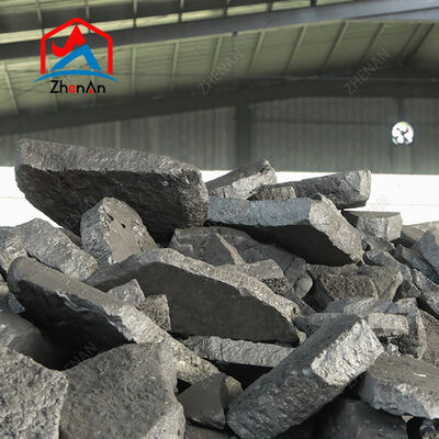 75٪ محتوى السيليكون سبيكة FeSi لعملية تصنيع الفولاذ مكافحة الأكسدة بحجم الحبيبات 10-50 مم