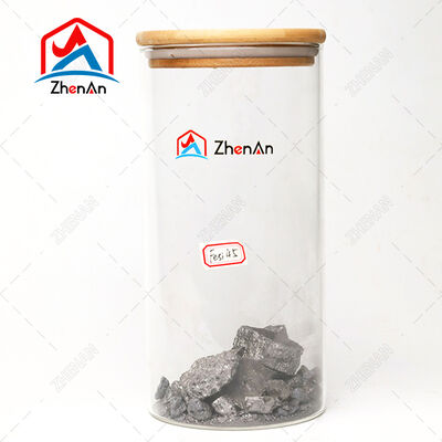 سبيكة FeSi الحديدية السيليكونية عالية النقاء لتكرير الصلب مع حبيبات 10-100mm