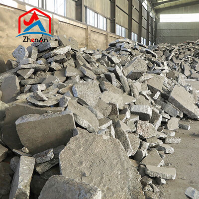 السيليكون الحديدي من الدرجة الصناعية 65/75 سبيكة FeSi مع حبيبات 10 ′′ 100mm لتطبيقات صناعة الصلب والصهارة