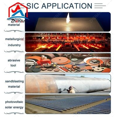 1-3 ملم الكرات الكربونية عالية السيليكون كاربيد SiC 88 لعدم أكسدة الفولاذ الفعال في التطبيقات المعادن